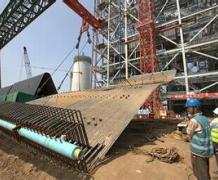 流化床锅炉安装案例